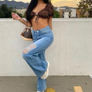 Cute Animal Print Crop Top